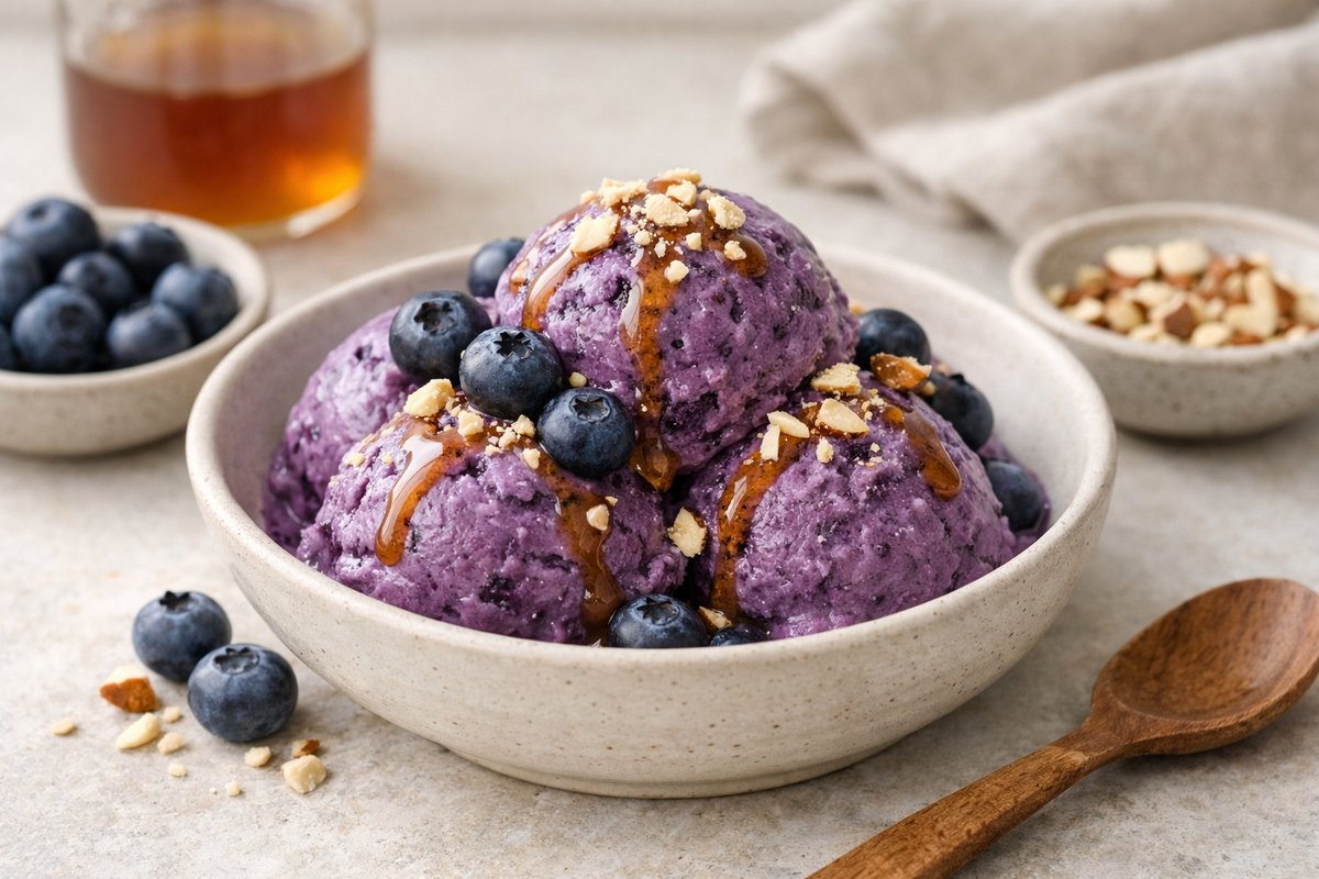 Blueberry Nice Cream