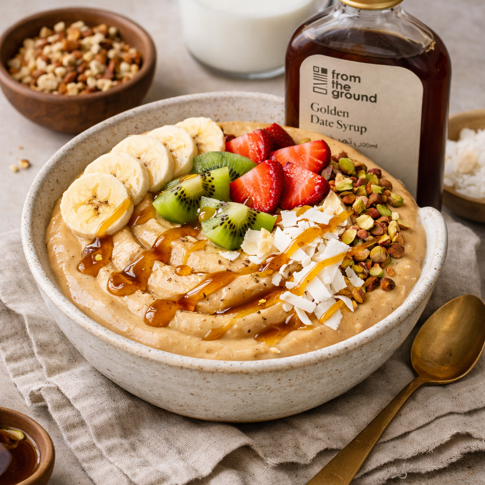 Date-Sweetened Smoothie Bowl