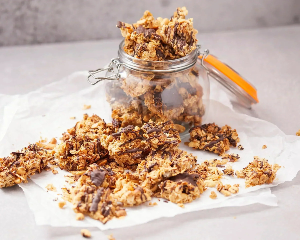 Golden Date Granola Clusters